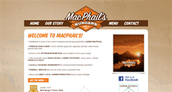 Desktop Screenshot of macphailsburgers.com